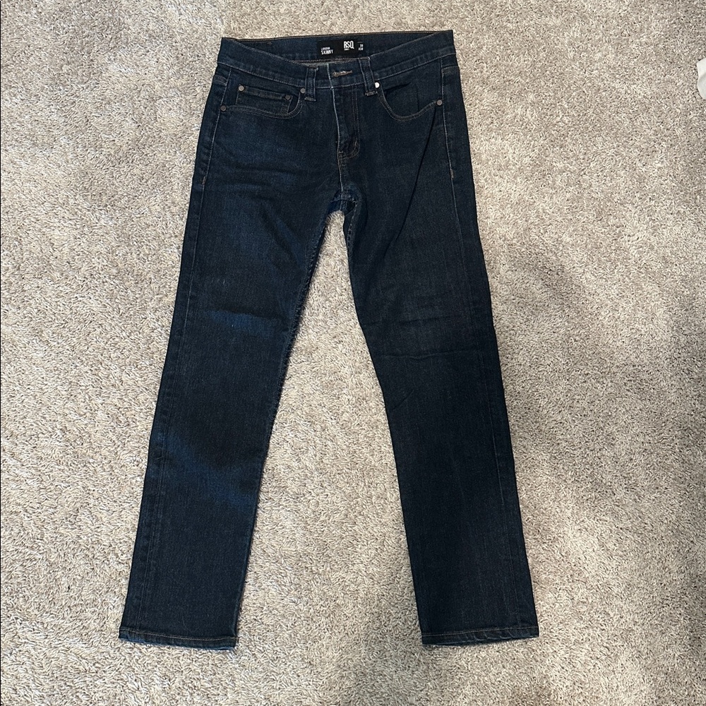 RSQ London Skinny Jeans in Deep Blue